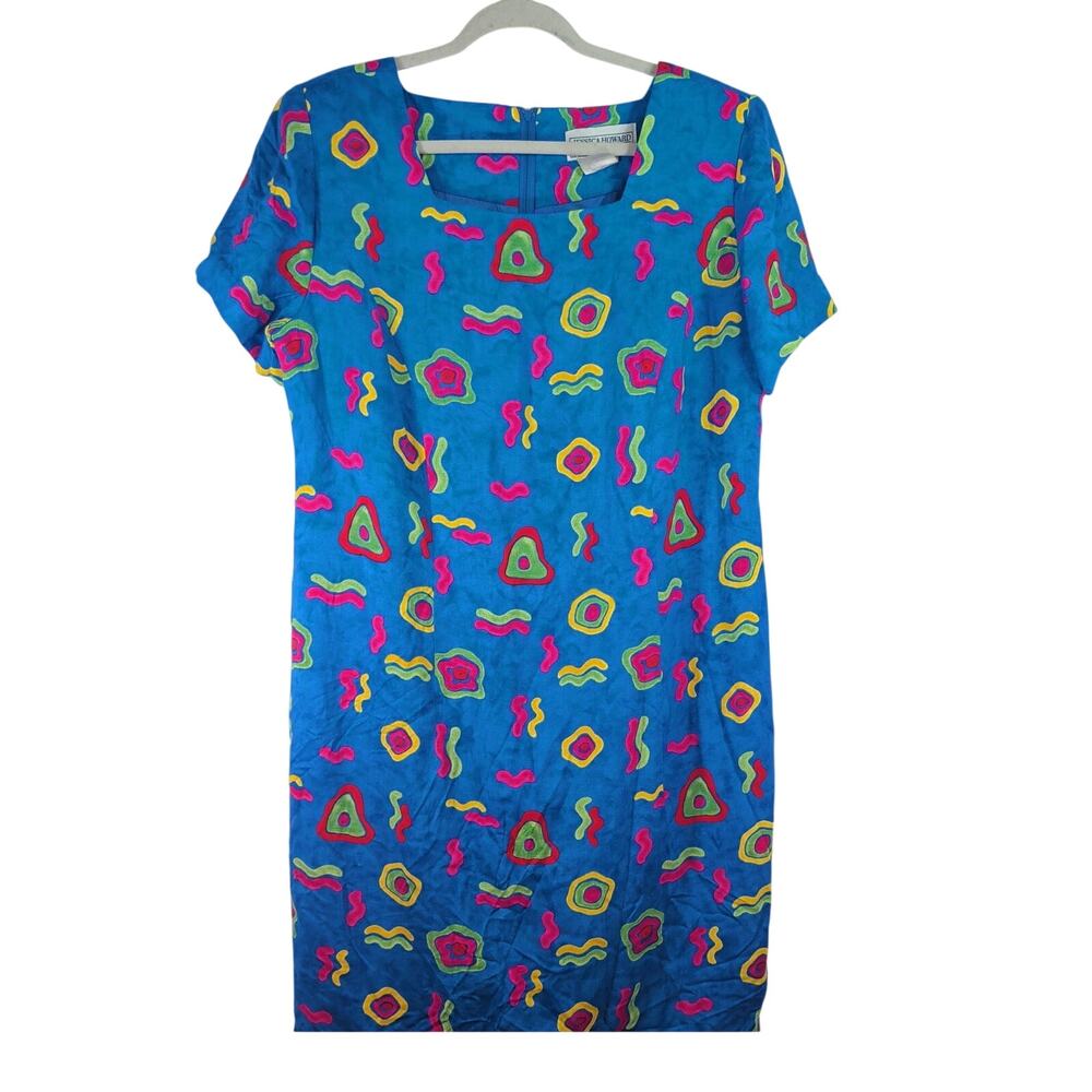 Vintage 90s Jessica Howard Casual Dress, Size 14